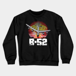 B52 Bomber  Airforce Pilot Gift Modern Warbird Vietnam Korea War Crewneck Sweatshirt